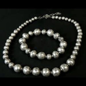 Silpada Atmospheric Necklace and Bracelet.